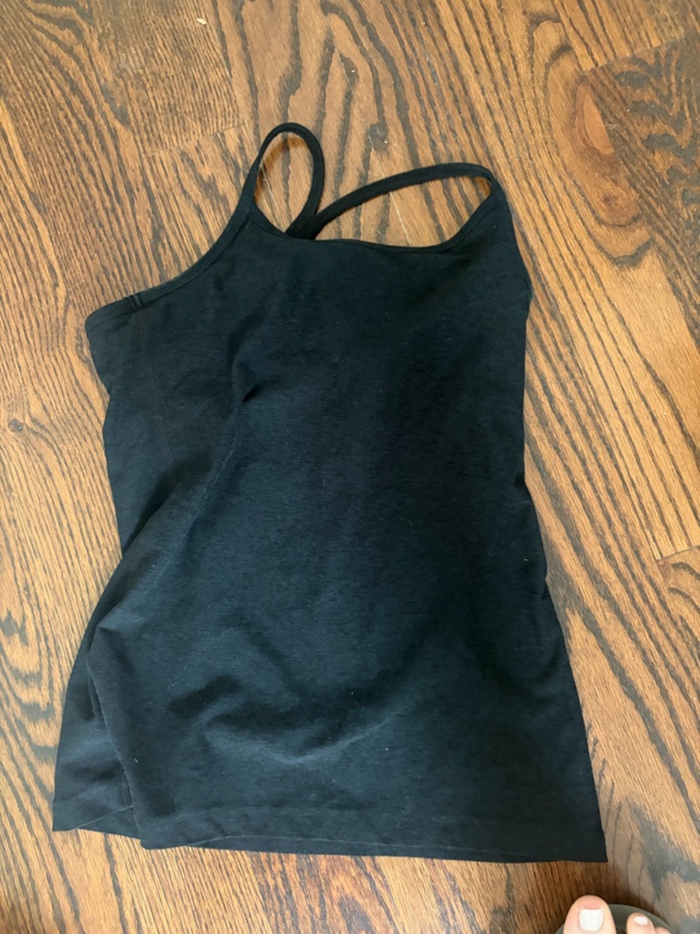 Beyond Yoga Black Double-Strap Camisole